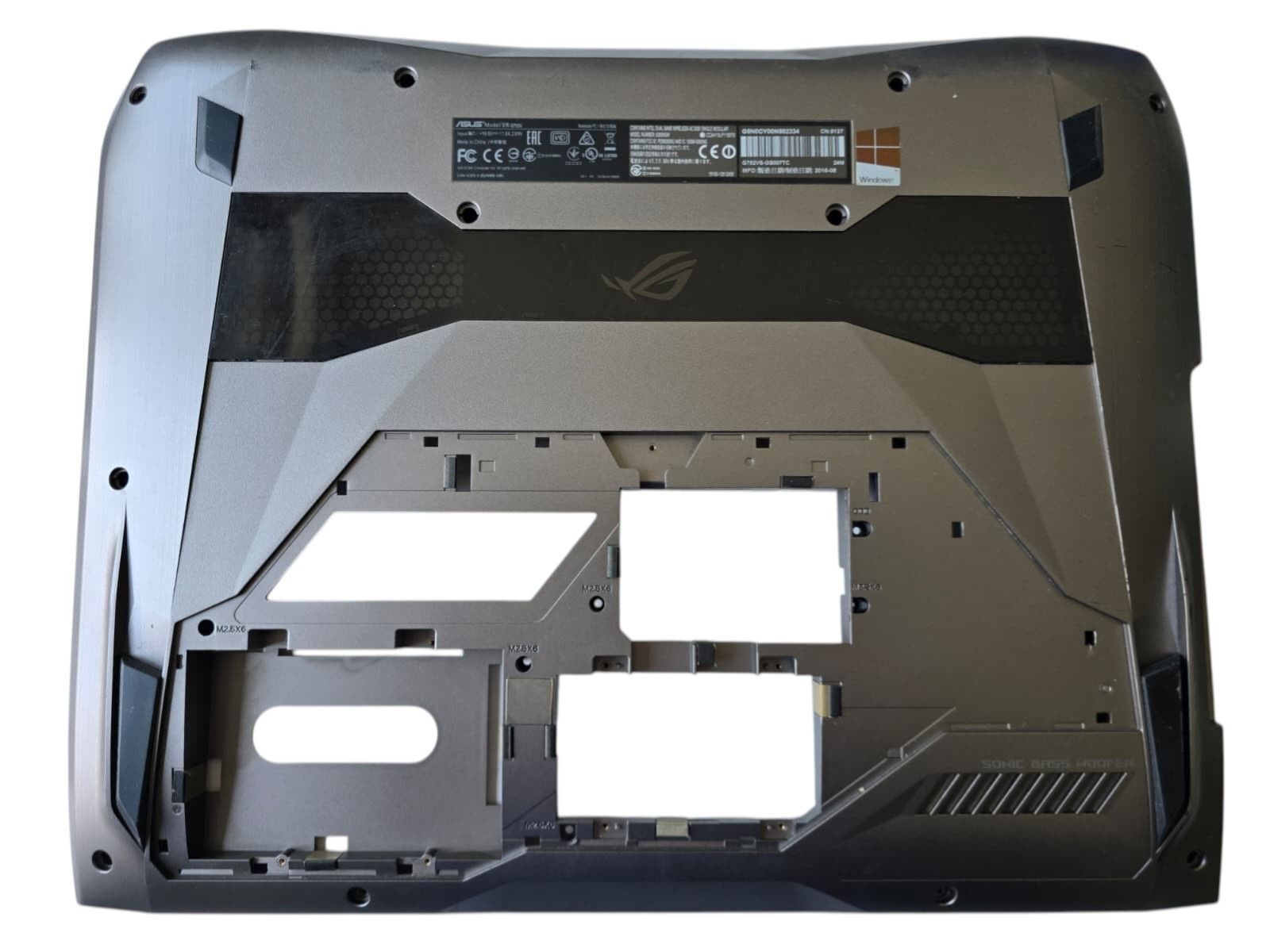 Orijinal ASUS ROG G752 G752VY G752VS Alt Kasa – GC310T / GC420T Uyumlu