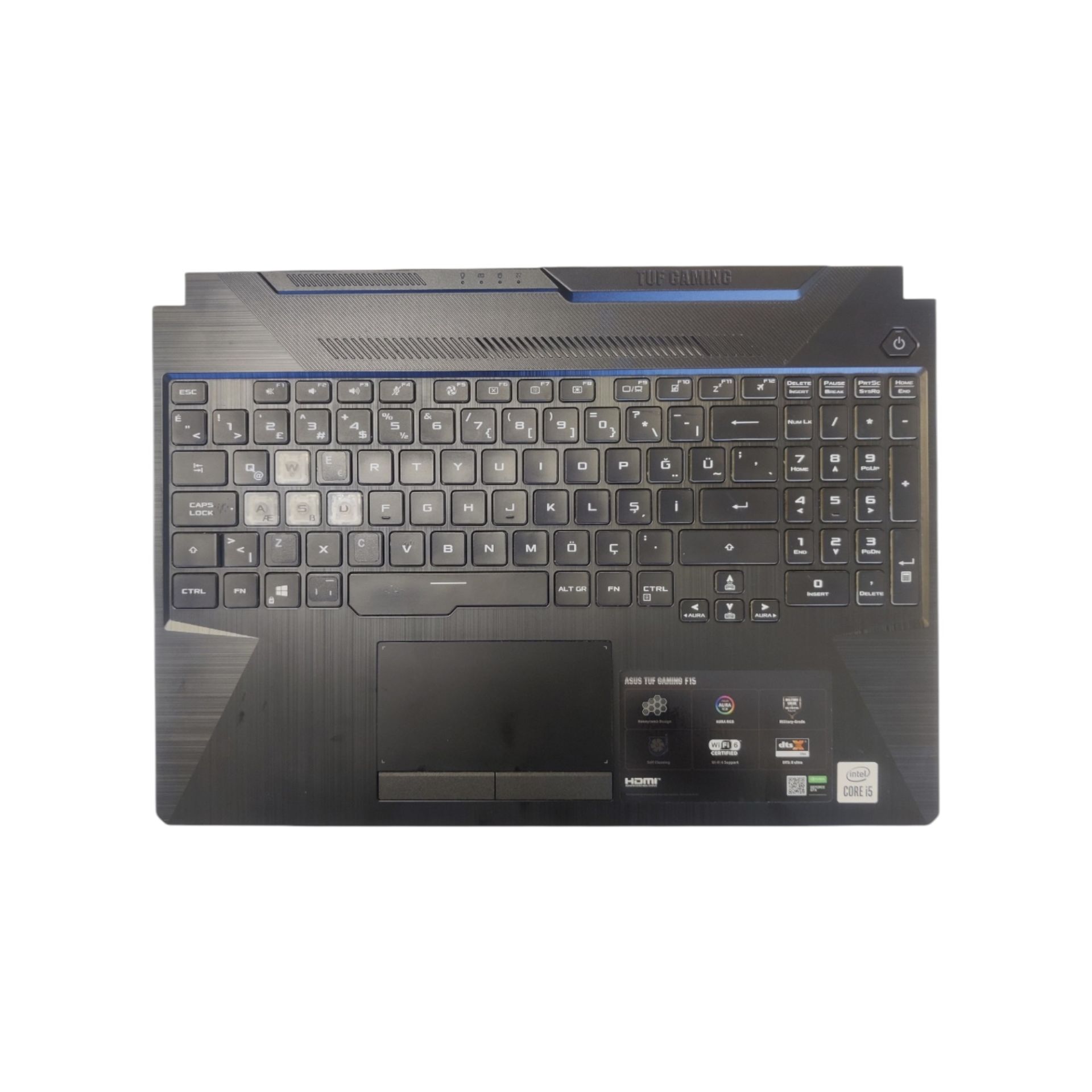 Asus TUF Gaming F15 FX506LHB Klavye Kasası Orjinal Yedek Parça