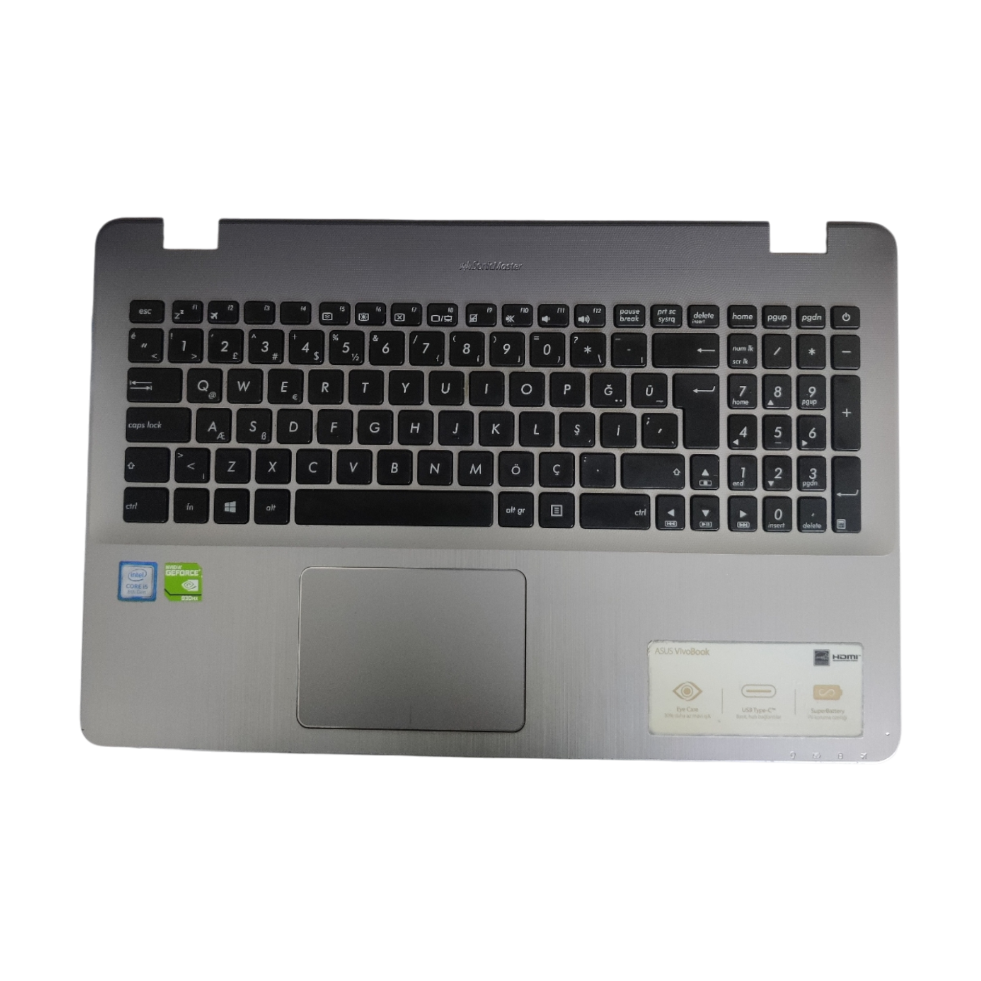 Asus Vivobook 15 X542UQ Klavye Kasası Orjinal Yedek Parça