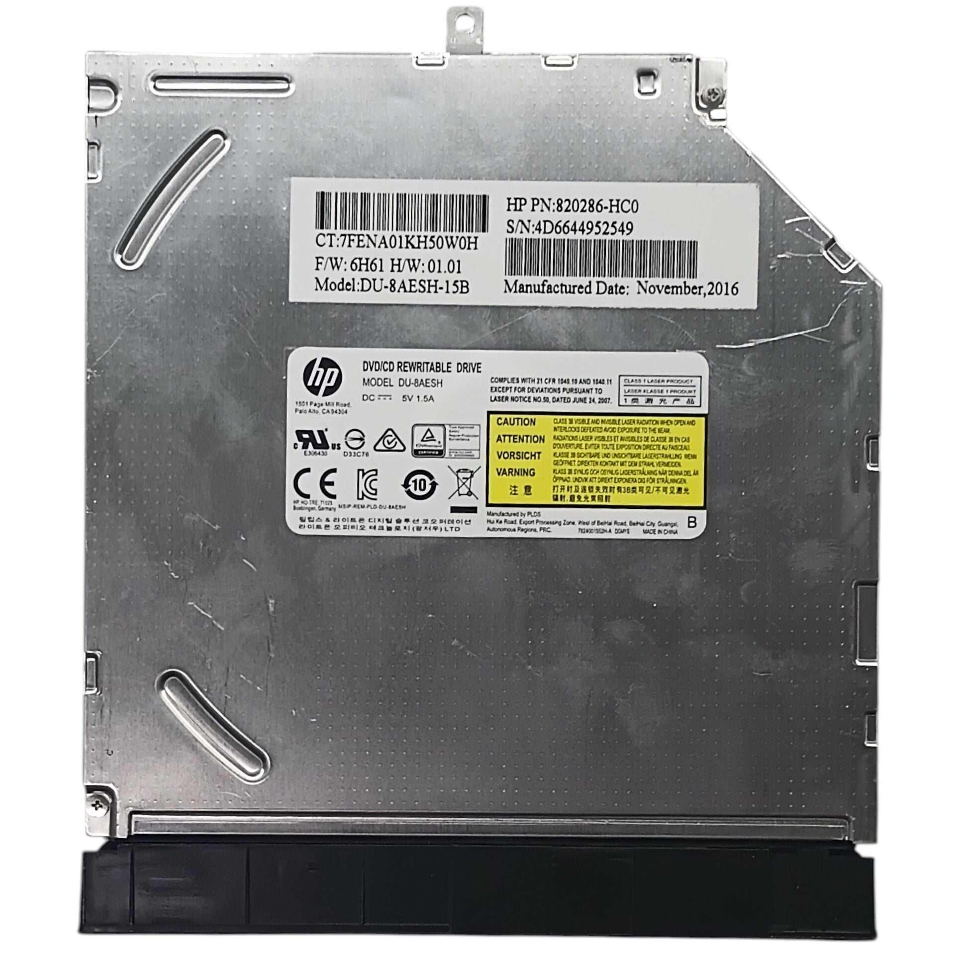HP Pavlion 15-AY016NT DVD/CD Okuyucu 820286-HC0