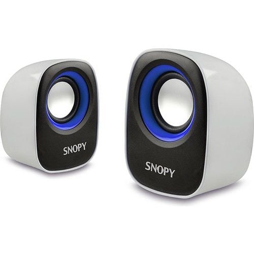Snopy SN-120 2.0 Sarı/Beyaz Mavi/Beyaz USB Speaker