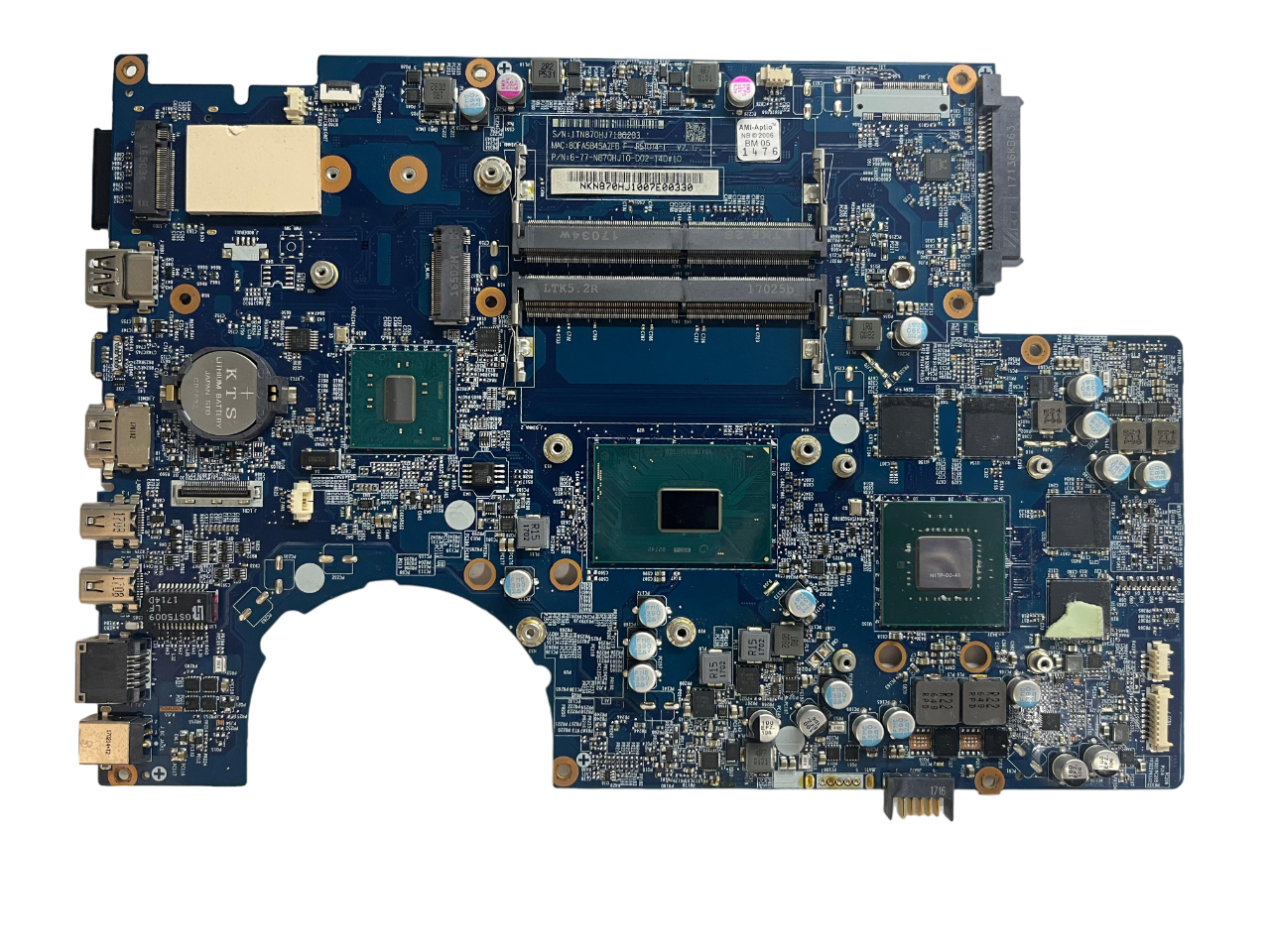 Monster Abra A7 V7.3 Anakart i5-7300HQ GTX1050 (4gb) 6-71-N85H0-D02