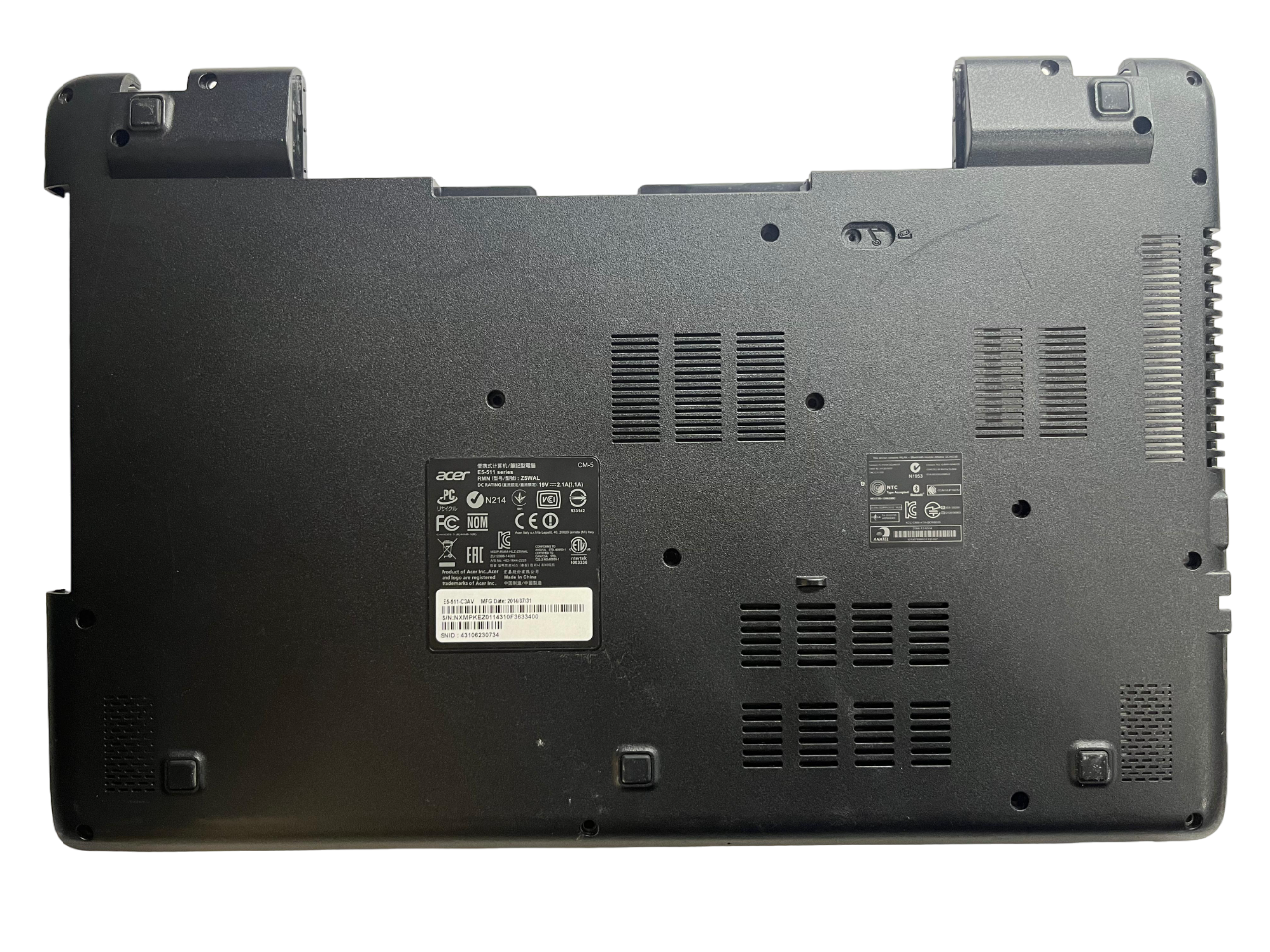 Acer Aspire E15 E5-511 E5-511G Alt Kasa Bottom Case