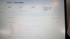 Lenovo / AMD Ryzen 3 3200U / 8 Ram / 256 SSD / AMD Radeon Vega 3