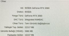 Casper Excalıbur G780  Intel® Core™ i7-10750H NVIDIA GeForce RTX 2060 32GB Ram  512 GB SSD  17.3'' 144HZ Ekran Win 11