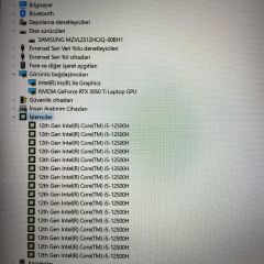 HP Victus 15-FA0005NT Intel® Core™ i5-12500H NVIDİA GeForce RTX 3050Tİ 16GB Ram 512 GB Samsung SSD