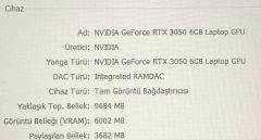 Lenovo İdeapad Gamıng 3 15ARH7 Ryzen 5 7535HS RTX 3050 6GB