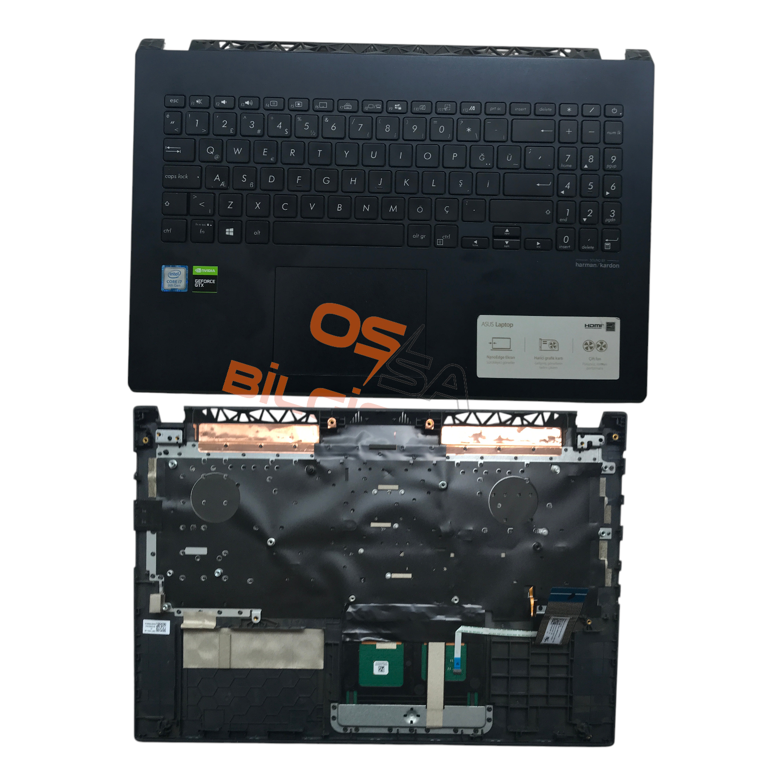 Asus Vivobook X571G Klavye Kasa EAXKT00301A