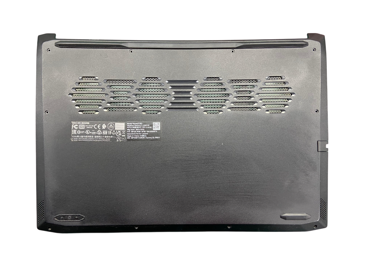 Lenovo İdeapad Gaming 3 15ACH6 Alt Kasa