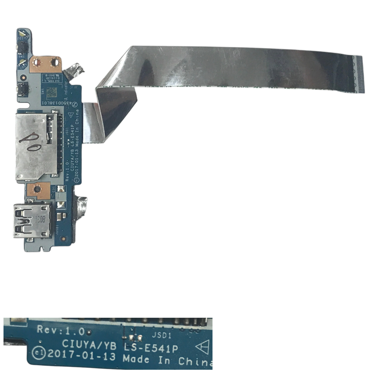 Lenovo Yoga 520-14IKB USB IO Board CIUYA / YB LS-E541P