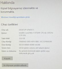 Lenovo İdeapad L340 İ7-9.Nesil/ 32 Ram/ GTX1650 (4GB)/ 1TB SSD