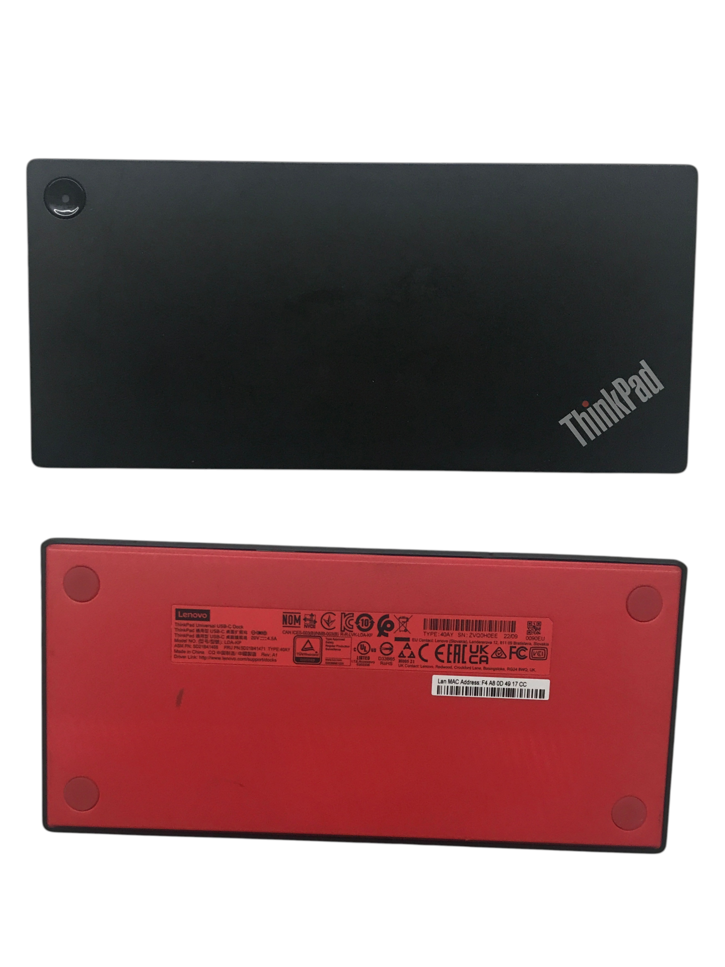 Lenovo ThinkPad Universal USB-C Dock LDA-KP