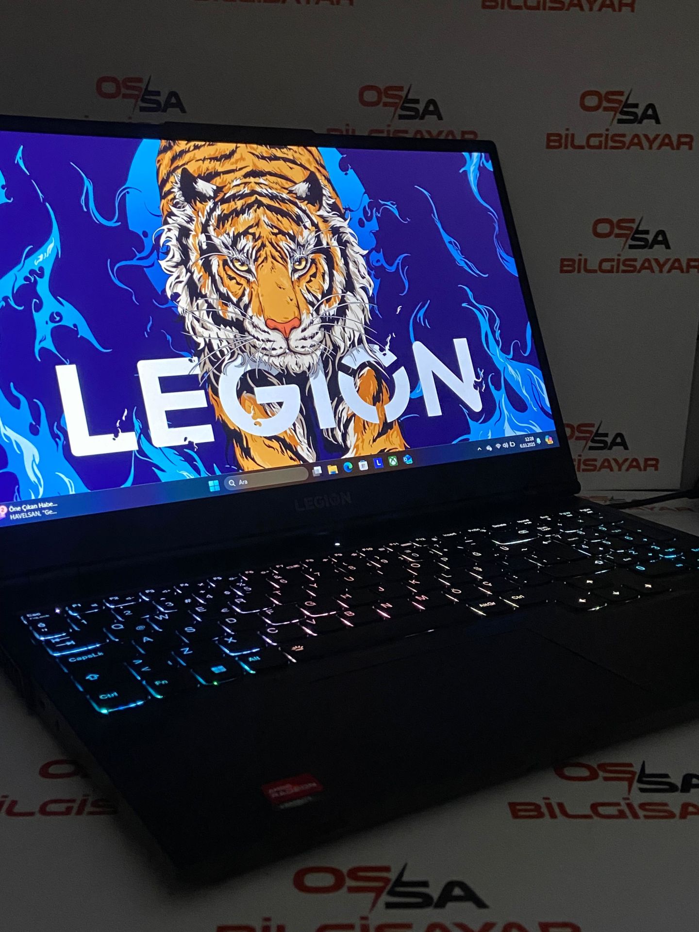 Garantili Lenovo Legion 5 15ACH6H /AMD Ryzen 7 5800H/1TB NVMe M.2 SSD/NVIDIA GeForce RTX 3060 6GB GDDR6/16GB DDR4 3200 MHz/Garantisinin Bitiş Tarihi: 2025.07.21
