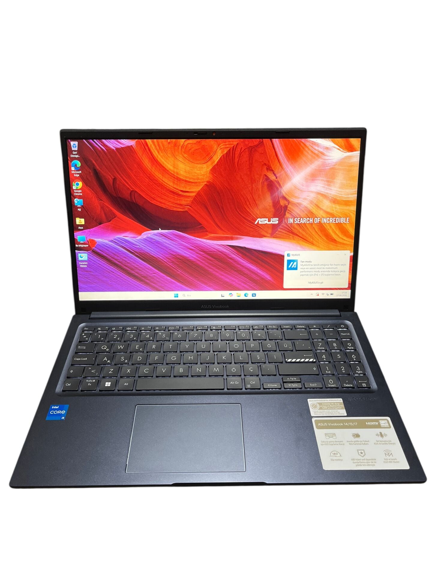 Asus Vivobook X1504Z i5 1235U 8 Ram 512 SSD