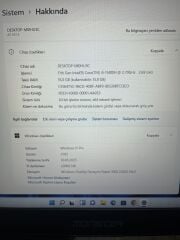 Monster Abra 5 V17.2 i5 11400H 16 Ram 512 GB SSD RTX 3050 Ti