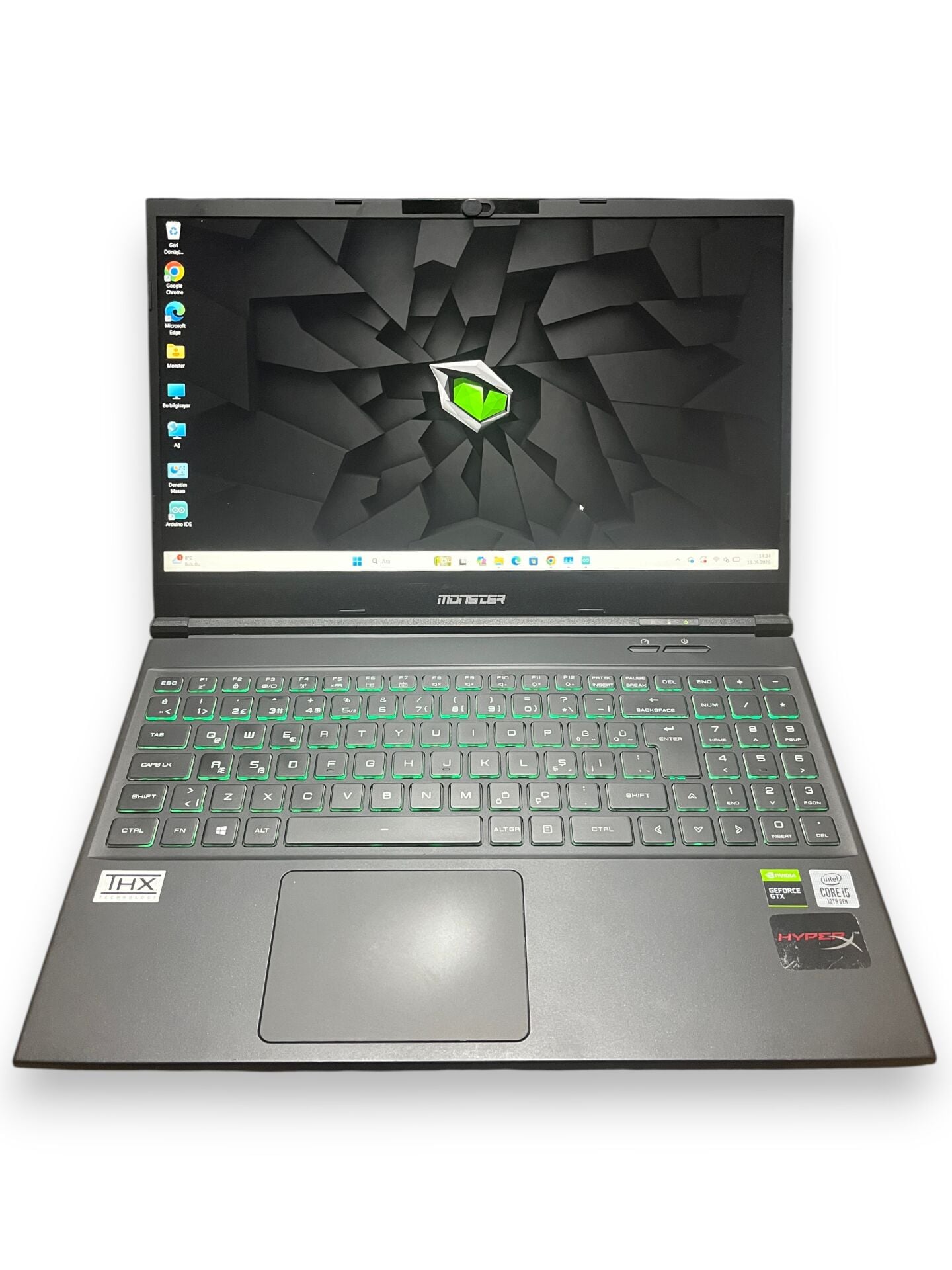 Monster Abra A5 V15.7 i5 10300H 16 Ram 512+256 GB SSD GTX 1650 Ti