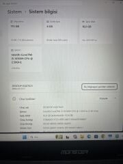 Monster Abra A5 V15.7 i5 10300H 16 Ram 512+256 GB SSD GTX 1650 Ti