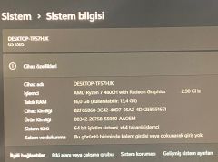 Dell G5 SE 5505 Ryzen 7 4800H/16 RAM/512 SSD/Radeon RX 5600M