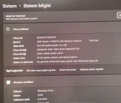*Asus Rog ZEPHYRUS G14 GA401II-BM146-Gaming/AMD Ryzen™ 5 4600HS/NVIDIA GeForce GTX 1650 Tİ/256GB SSD/16GB DDR4 3200MHz14''İnç FHD (1920 x 1080) 60HZ Ekran/