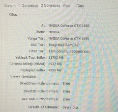 KUTULU Hp Victus 16-e0012nt /AMD Ryzen 5 5600H /16RAM/1Tb SSD+256SSD/NVIDIA GeForce GTX 1650 (4GB) /16.1 FHD 60Hz 1920x1080