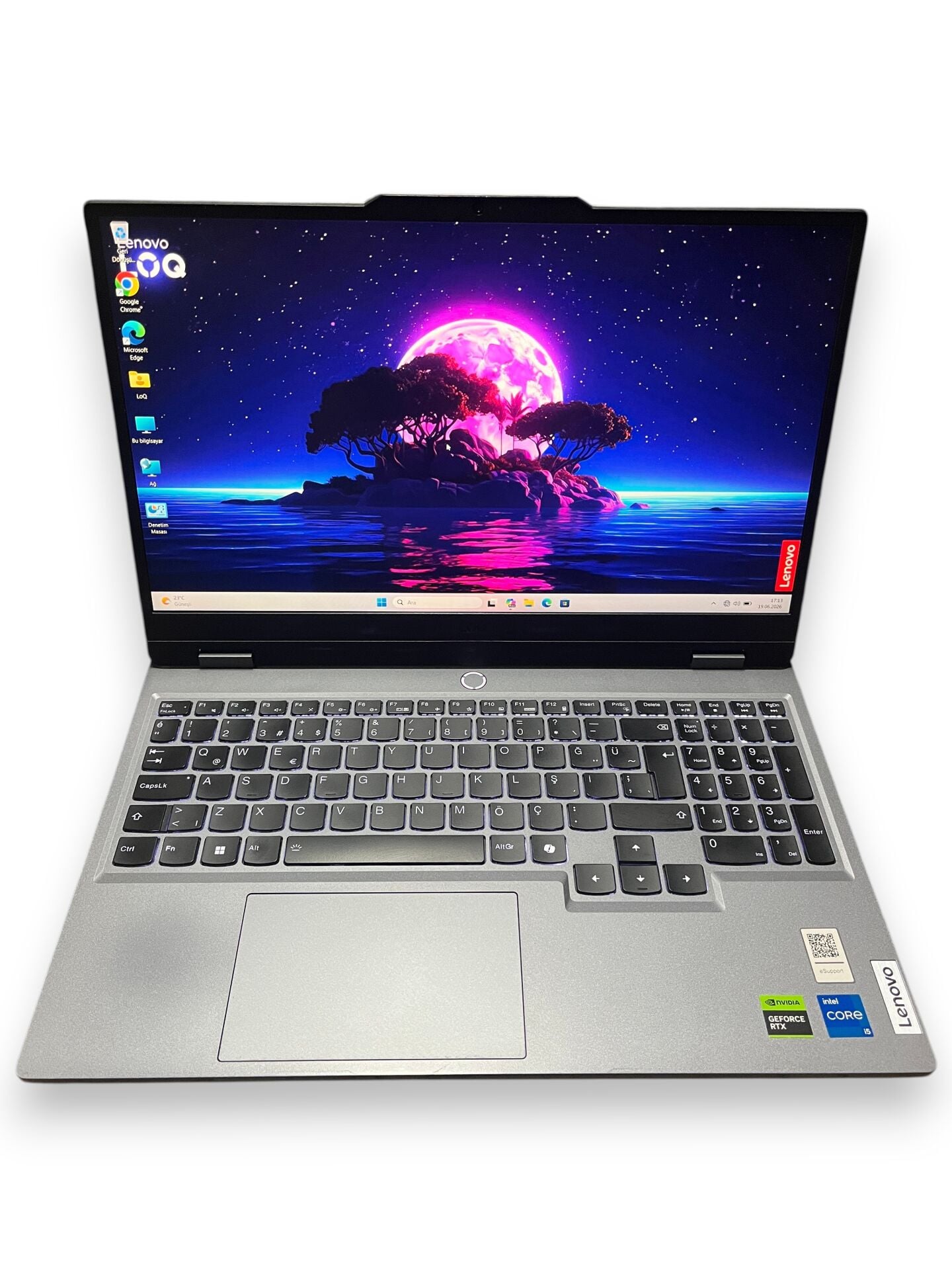 Lenovo LOQ 15IAX9 i5 12450HX 16 Ram 512 GB SSD RTX 3050