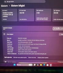 Lenovo Legion 15IMH  i7 10750H 32 Ram 1 TB SSD RTX 2070 Super