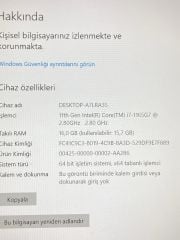 Lenovo TP L14 GEN2 / Intel® Core™ İ7-1165G7 11TH  / 16GB RAM / 512GB SSD / 14'' 1920x1080 FHD 60Hz