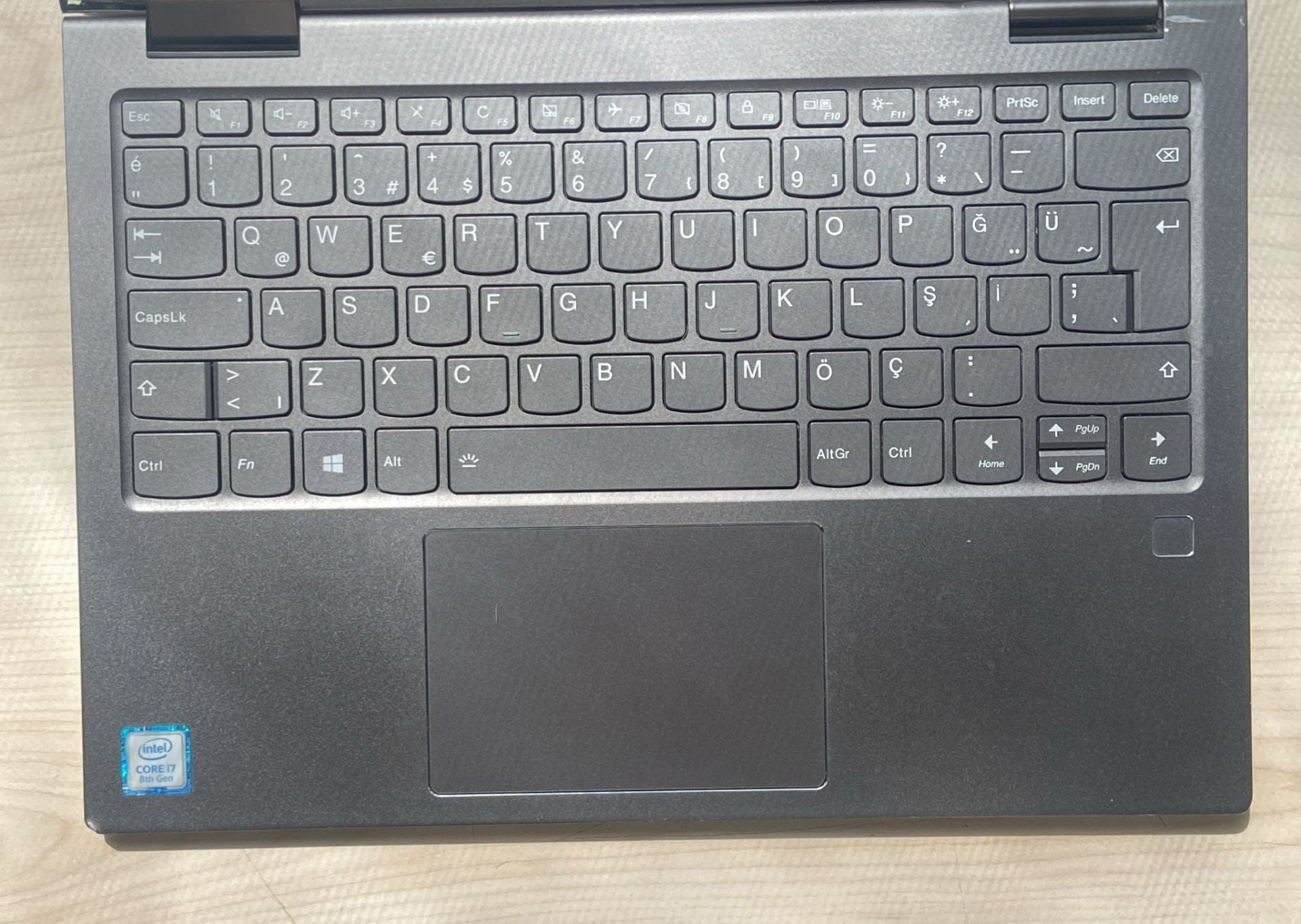 Lenovo Orijinal Yoga 730-13IKB 81CT Notebook Klavye Dahil Üst Kasa