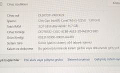 Faturalı Casper Nirvana C550 / Intel® Core™ İ5-1235U 12TH / 32GB Ram / 1Tb SSD / 1920x1080 FHD