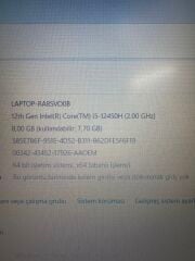 Garantili faturalı Lenovo İdeaPad Slim 3 İ5-12450H 8 RAM 256 SSD