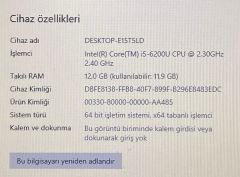 HP 250 G5 / İ5-6.Nesil / AMD R5 M430 (2GB) Ekran Kartı / LA-D704P Rev:4.0