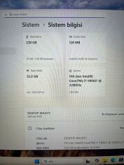 Dell Latitude 5420 Dokunmatik 14'' i7 1185G7 32 Ram 256 GB SSD
