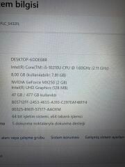 Asus VivoBook S14 i5-10210U 8 RAM 512 SSD MX250 2 GB E.kart 14''