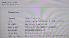 Asus Rog Strix G531GT / i7-9.Nesil / 24Ram / GTX 1650 / 512SSD