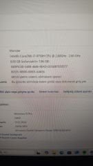 Monster Abra A7 V11.1 /İ7-9.Nesil/8Ram/256 SSD/Gtx1650 4 GB