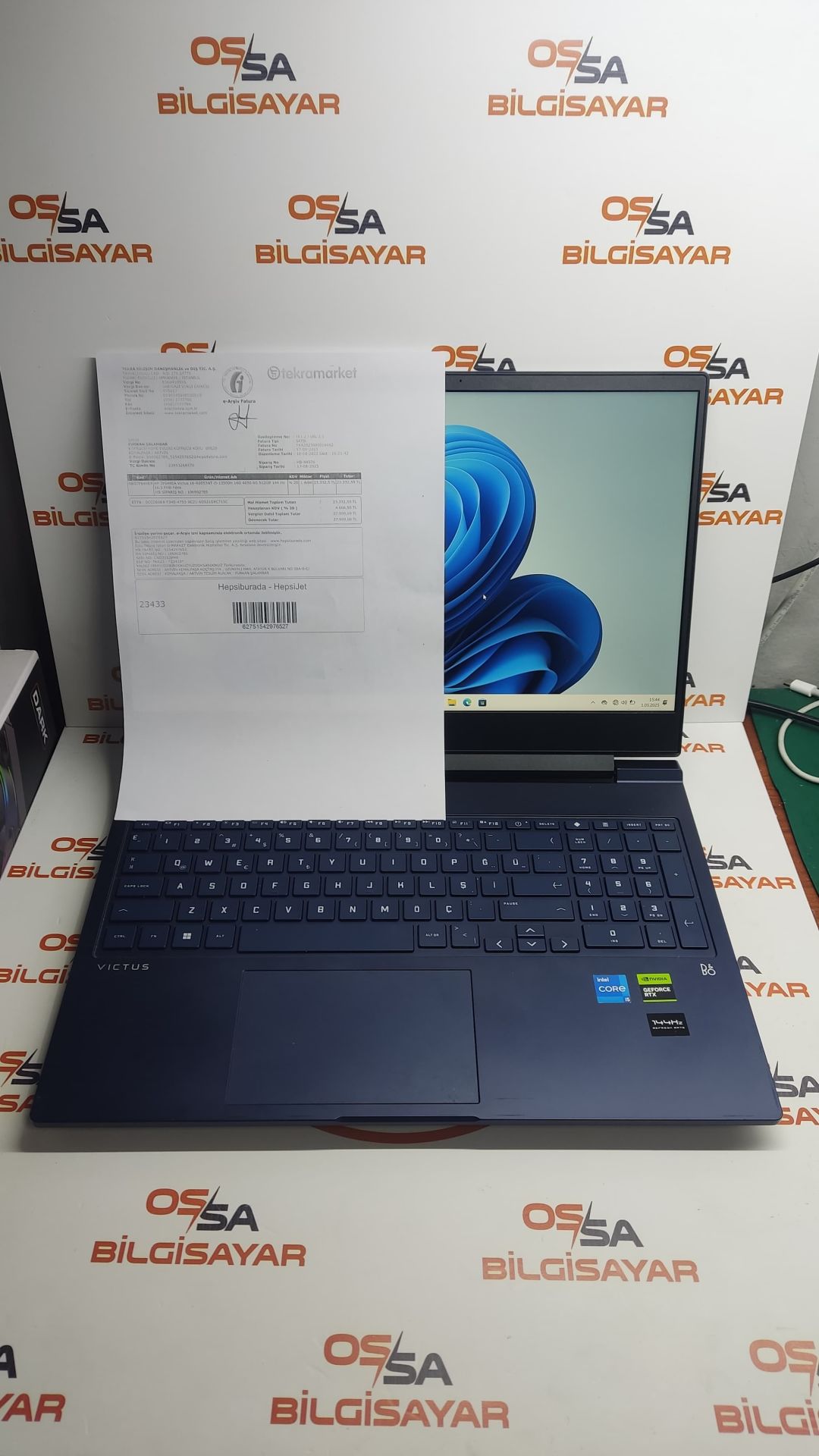 Garantili Hp Vıctus / İ5-13.Nesil/4050-6GB/16Ram/512SSD/FHD
