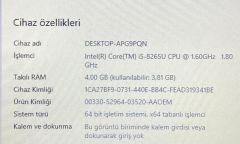 Hp Elitebook 830 G6 / İ5-8.Nesil / 4Ram / 120 SSD