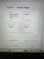 Lenovo ThinkPad X1 Carbon 4th Gen i7 6500U 8 Ram 256 GB SSD