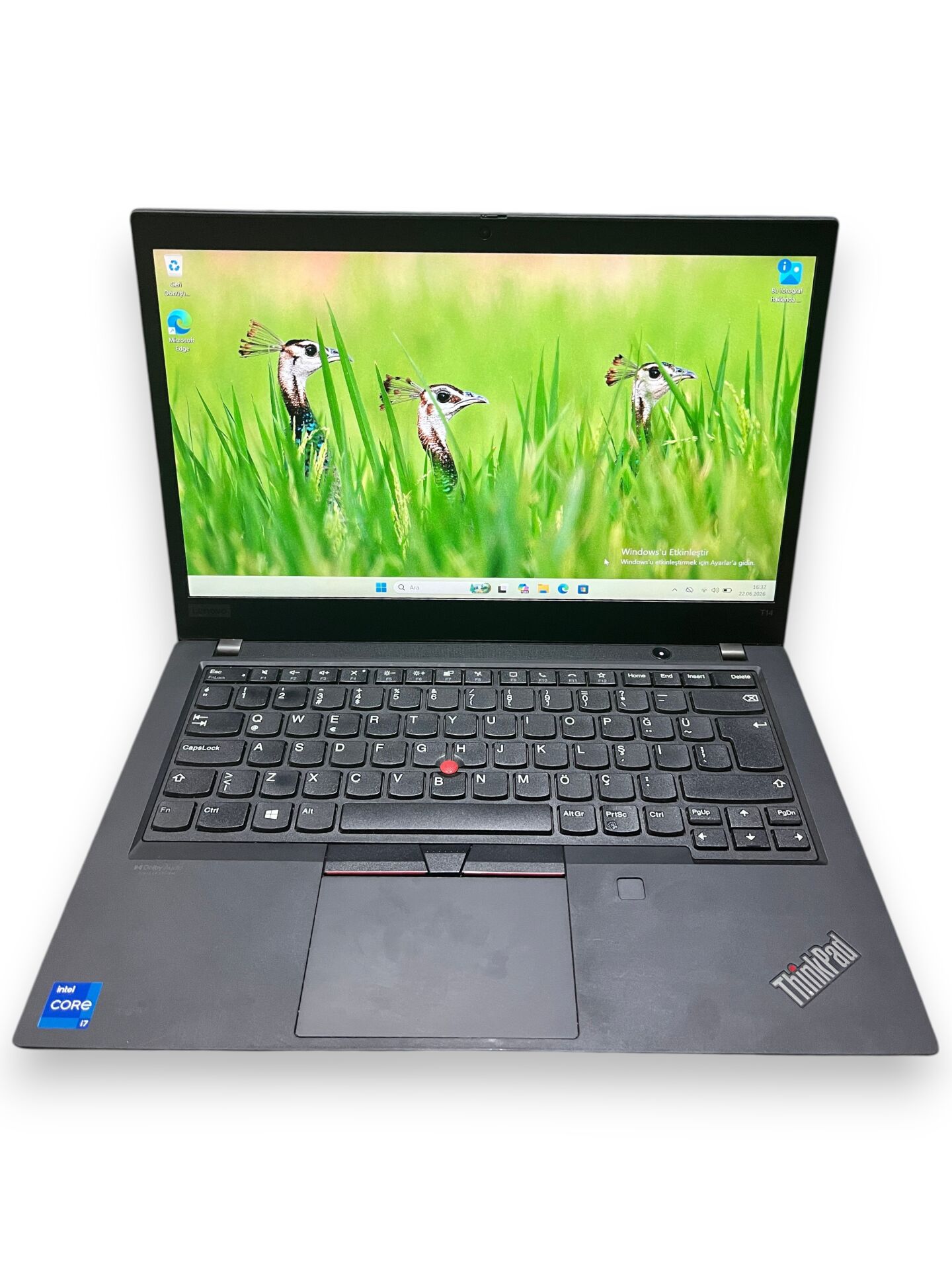 Lenovo ThinkPad T14 Gen 2 i7 1165G7 32 Ram 1 TB SSD GeForce MX450