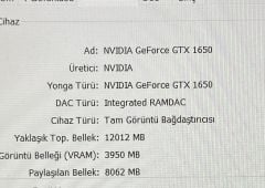 Casper Excalıbur G770 i5-12.Nesil / 16 Ram / 512SSD / GTX1650