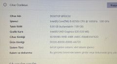 HP ProBook 440 G5 / i5-8.Nesil / 8GB Ram / 128GB SSD / 14'' İnç