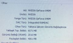 Hp 15-p100nt / İ5-4.Nesil / 8Ram / 1TB HDD / 840M