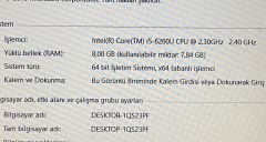 Lenovo İdeapad 500-15ISK / i5-6.Nesil / AMD Radeon R7 M360 (2GB) / LA-C851P Rev:1.0