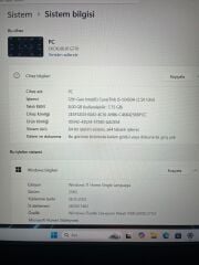 Kutulu Casper Excalibur G770 i7 12450H 8 Ram 512 TB SSD RTX 3050