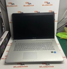 Asus N750JK / İ7-4.Nesil / 16 Ram / 1.5TB HDD / 256SSD / GTX 850M / 17.3 FULL HD