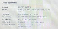 Hp ProBook 450 G4 / İ5-7.Nesil / 8 Ram / 240SSD