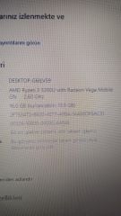 HP 255 G7 / Ryzen 3 3200U /Radeon VEGA 2 GB / 16 Ram/256 SSD