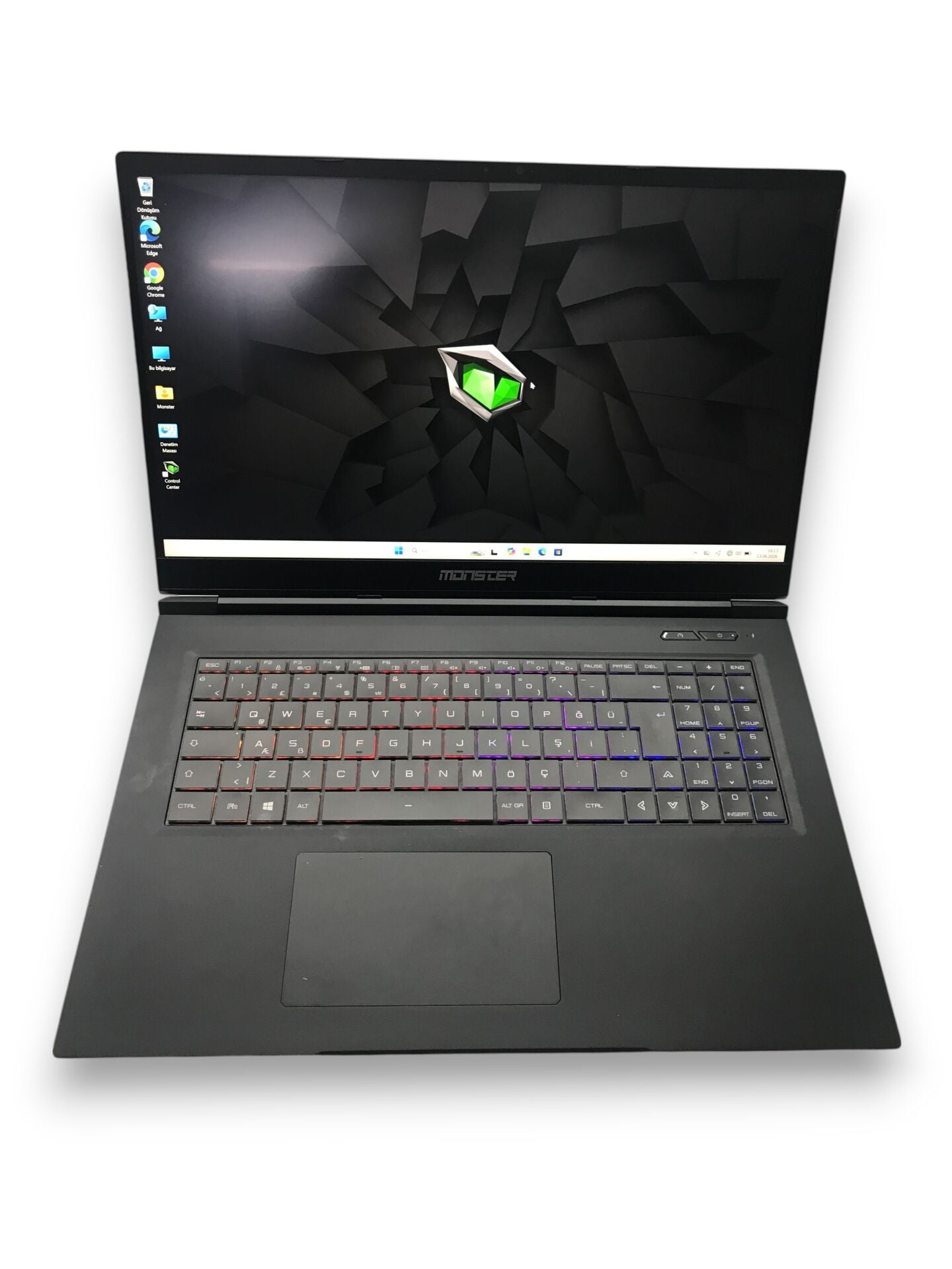 Kutulu Monster İ7-11800H 32 RAM 512 SSD RTX 3070 8GB 140W 2K 165HZ Ekran