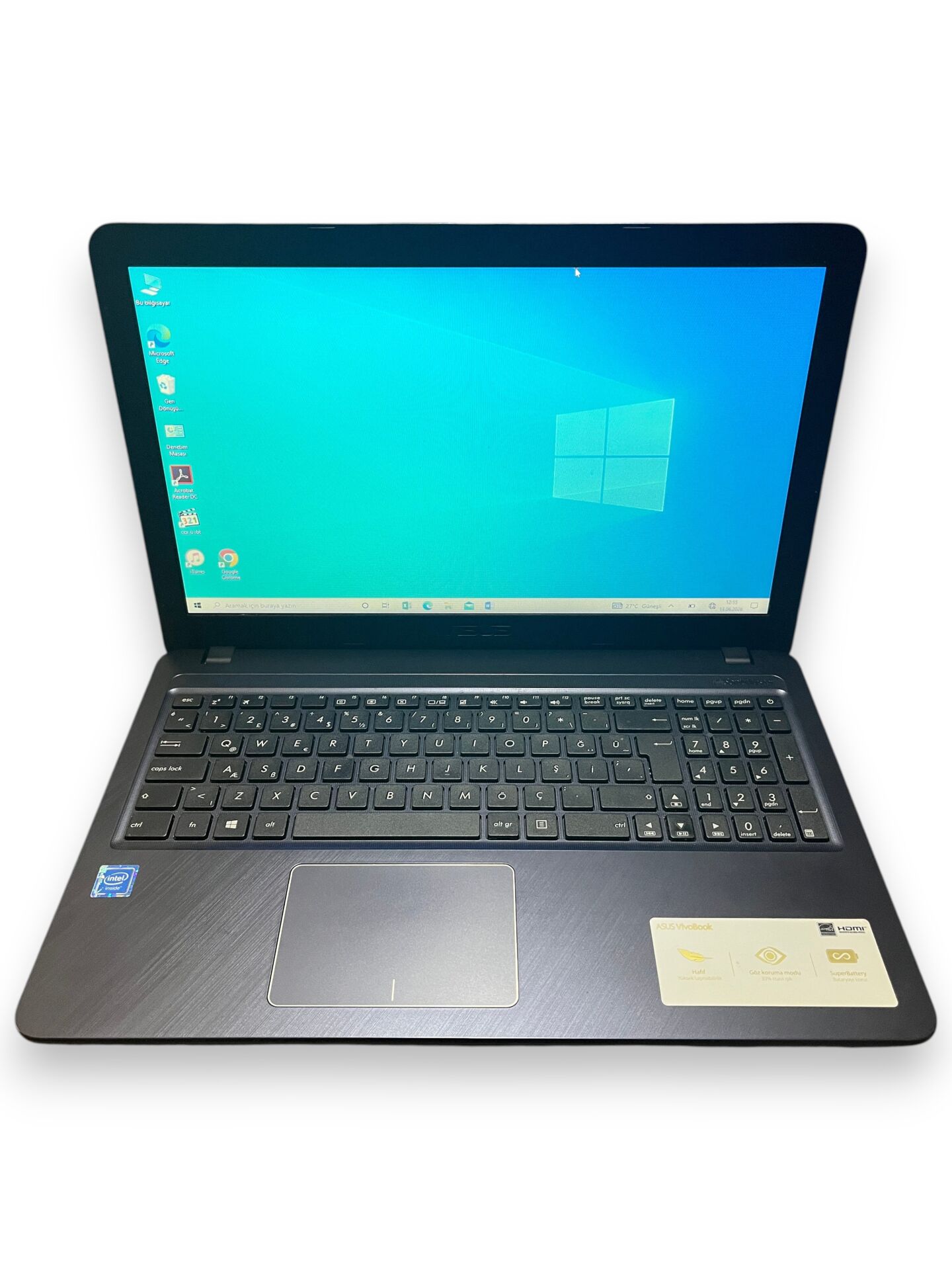 Asus VivoBook X543M Intel Celeron N4000 4 Ram 500 GB Harddisk