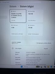 Monster Abra A5 V15.5 i5 10300H 16 Ram 512+256 GB SSD GTX 1650